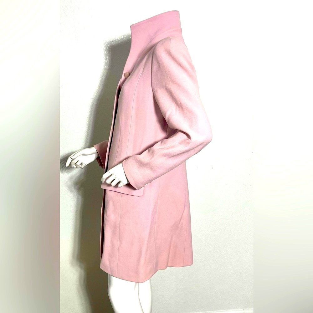 ‼️Made in FranceNina Ricci Pink Trench Coat Classic Design